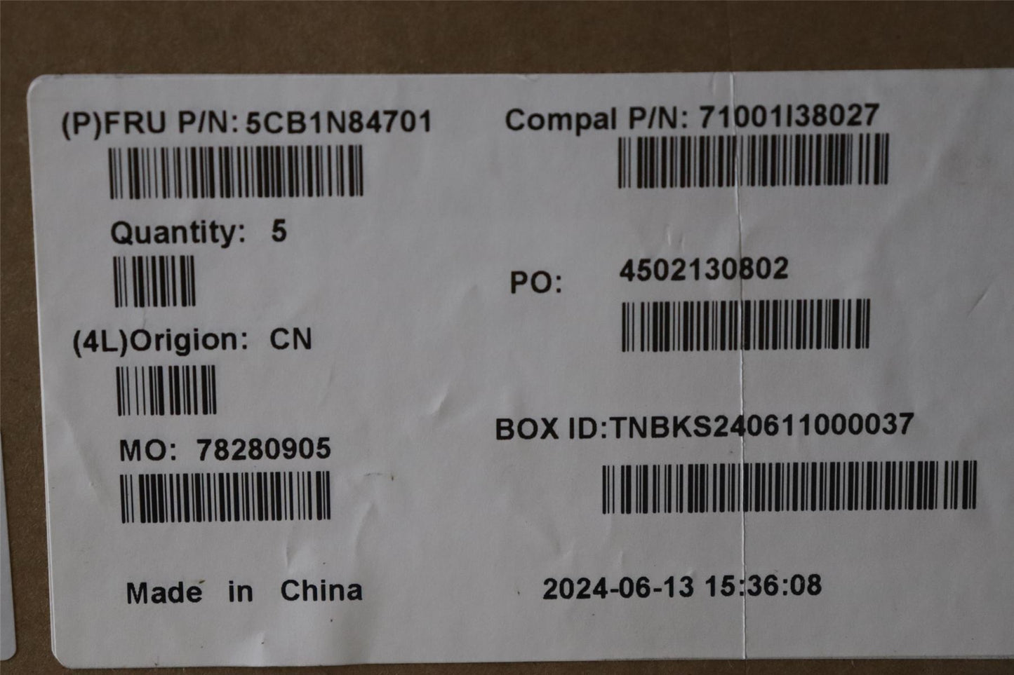 Lenovo Upper Case ASM SWS C 83DH LGRGB 5CB1N84701