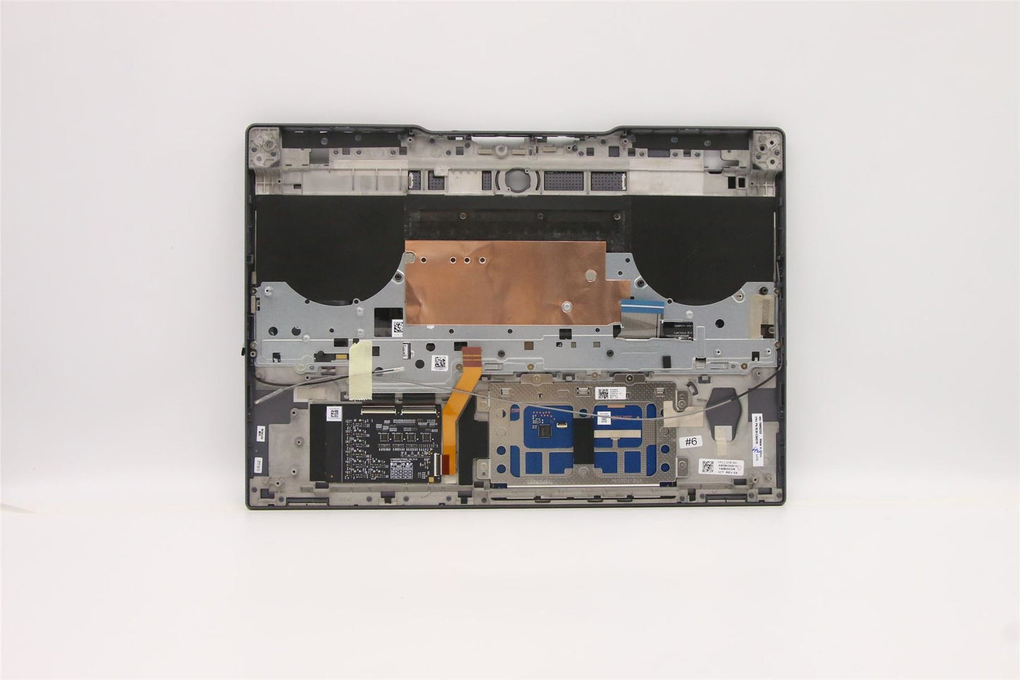Lenovo S7 15ACH6 Palmrest Cover Touchpad Keyboard UK Grey Backlit 5CB1C94078