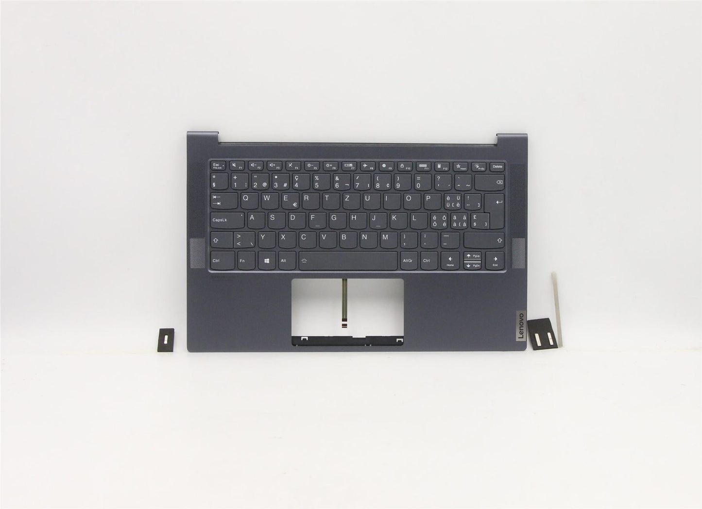 Lenovo IdeaPad 7 14ITL05 Keyboard Palmrest Top Cover Switzerland Grey 5CB1B05306