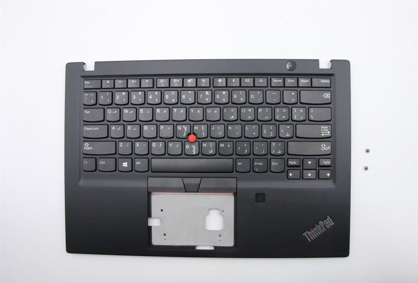 Lenovo ThinkPad T490s Keyboard Palmrest Top Cover Arabic Black Backlit 02HM417