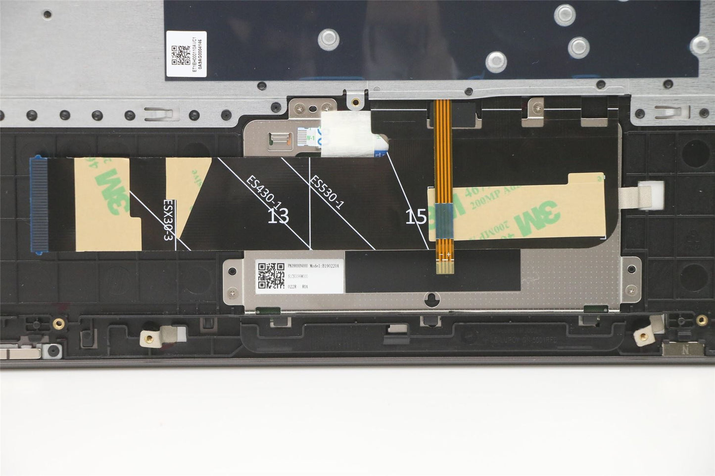 Lenovo Yoga S740-14IIL Tastatur-Handballenauflage, obere Abdeckung, nordisches Grau, 5CB0U44097