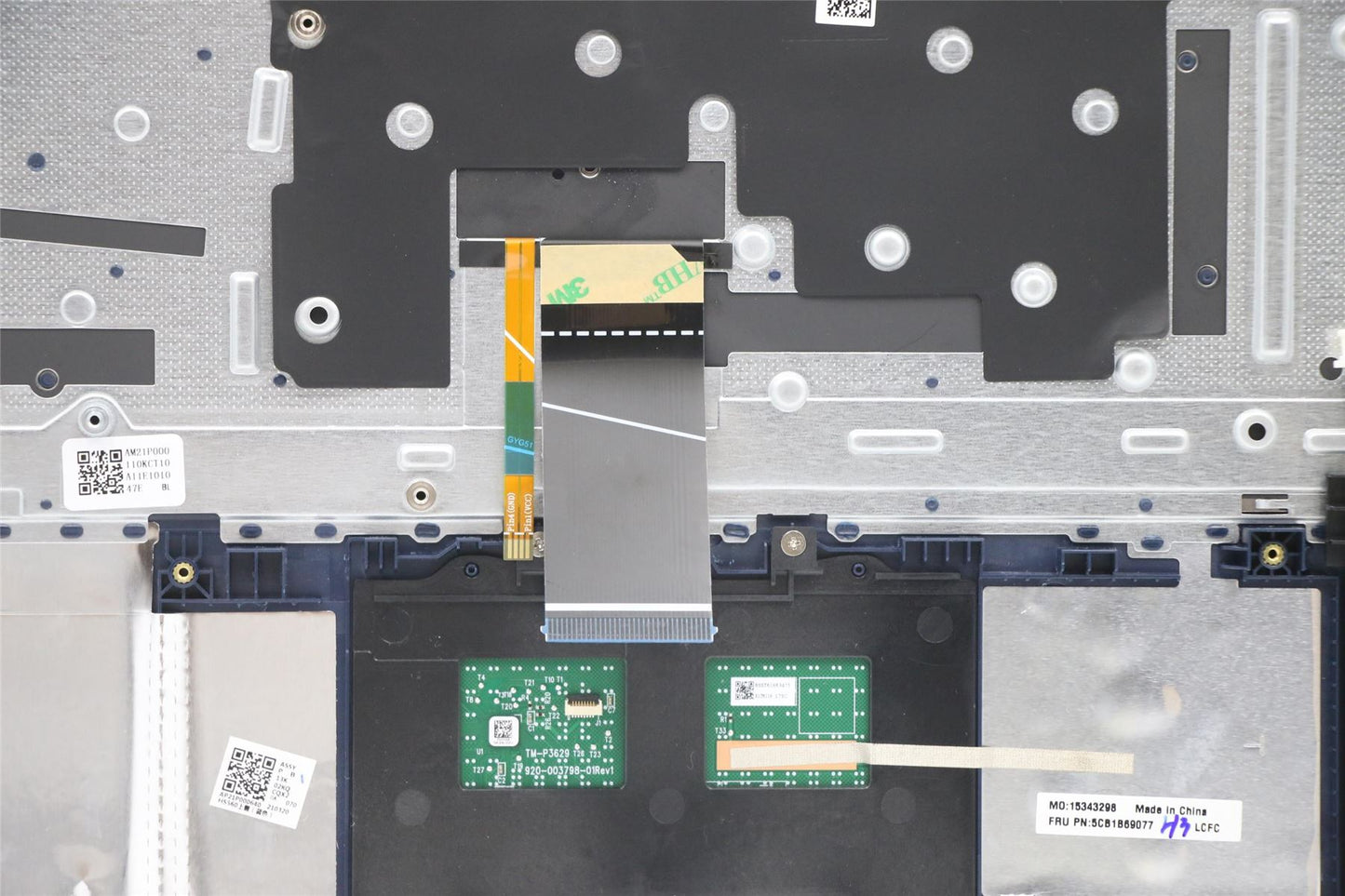 Lenovo IdeaPad 3-15ITL6 3-15ALC6 Keyboard Palmrest Top Cover Blue 5CB1B69077