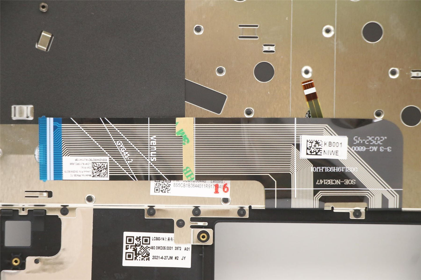 Lenovo Upper Case ASM_TC W 82HS AB 5CB1B36440