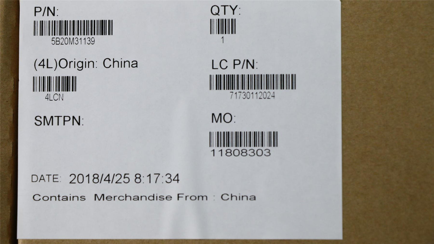 Lenovo MBL80SV I57200U 2GL BL NOK RTC 5B20M31139