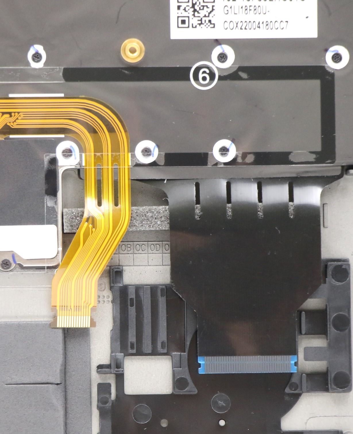 Lenovo MECH_ASM GRP_KB_USENGw/EuroSymbol_DB_CHY 5M10Z27453