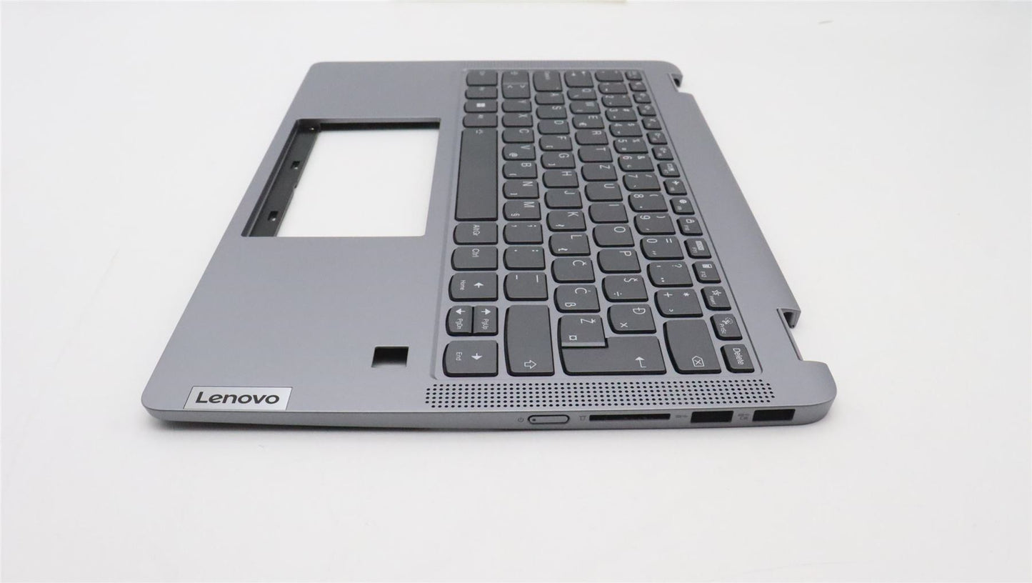 Lenovo IdeaPad 5 14ABR8 Keyboard Palmrest Top Cover Slovenian Silver 5CB1K20808