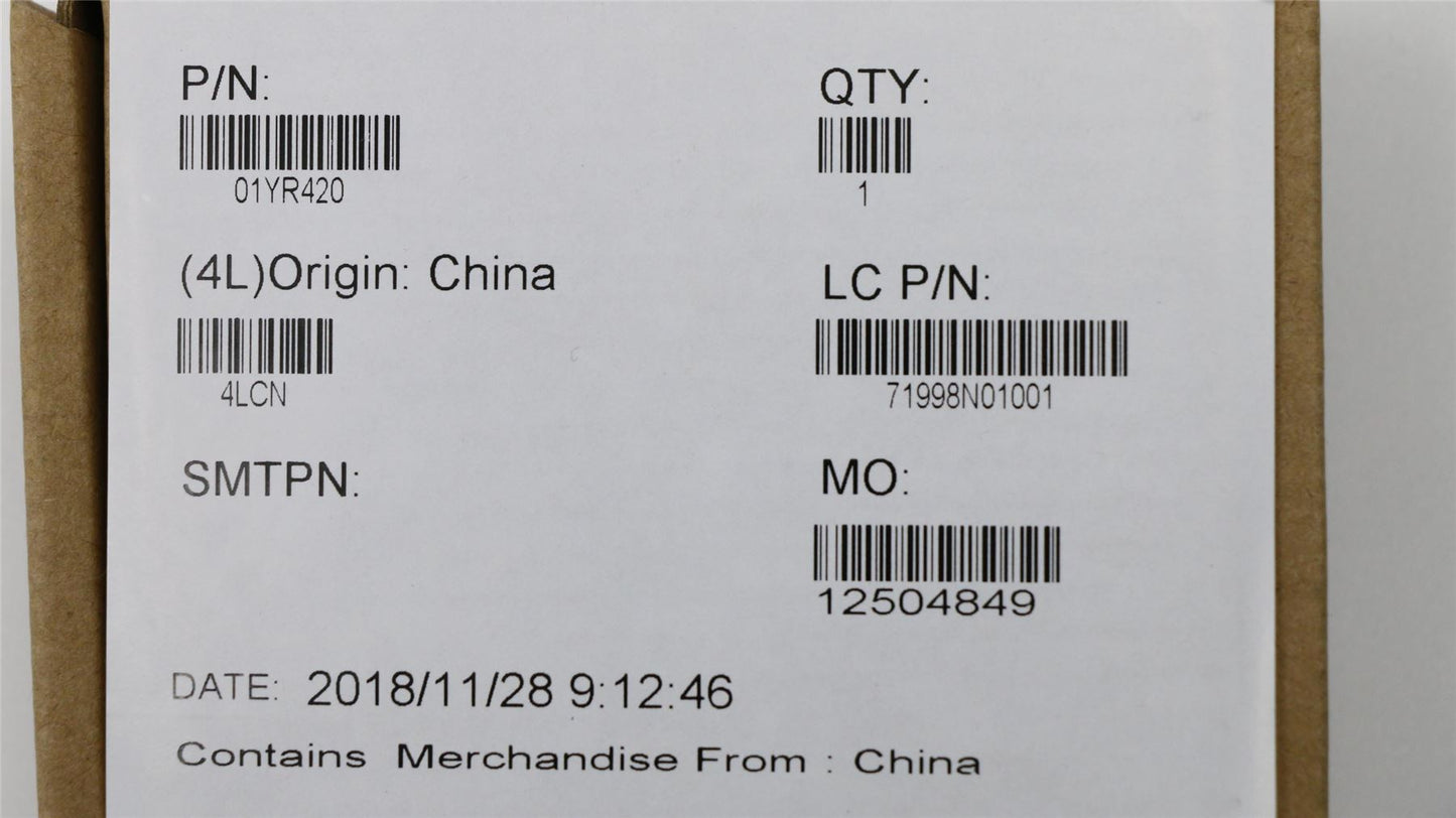 Lenovo Carbon X1 6th USB I/O Cable 01YR420