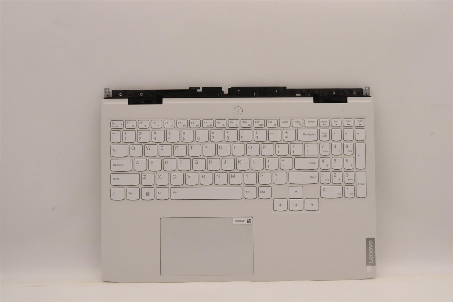 Lenovo Gaming 3 15ARH7 Keyboard Palmrest Top Cover US White 5CB1J41938