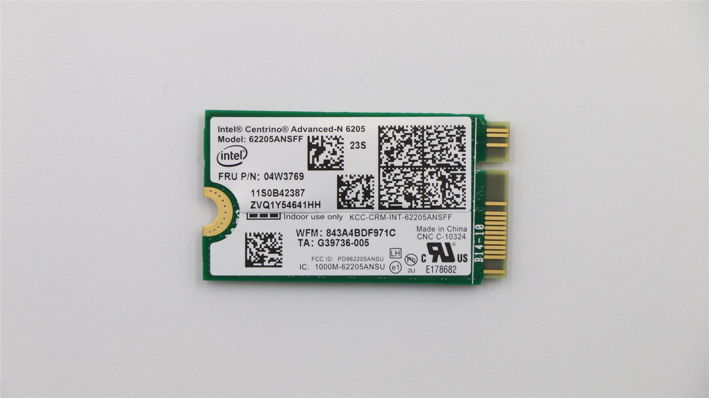 Lenovo WLAN INTEL WIRELESS-N 8205 TAYLOR PEAK 04W3769