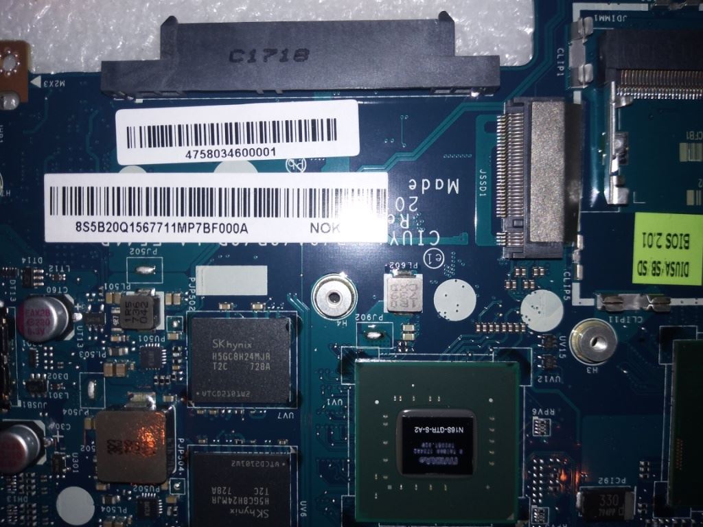 Lenovo IdeaPad 520S 14IKB Motherboard Mainboard 5B20Q15677