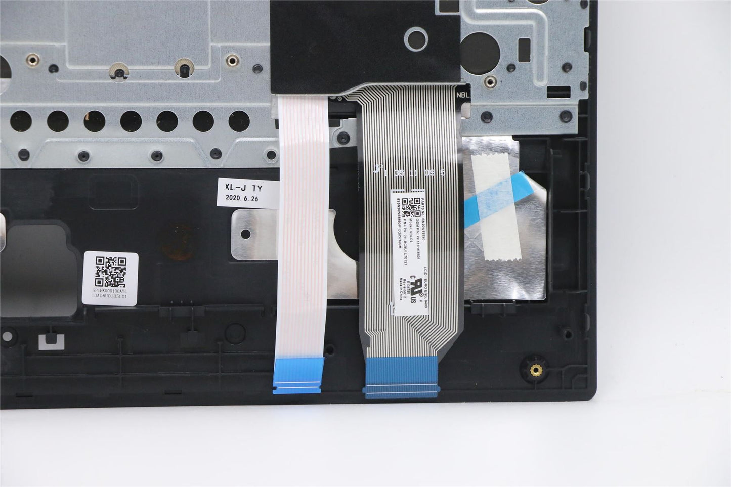 Lenovo ThinkPad E15 Gen 2 Keyboard Palmrest Top Cover US Euro Black 5M10W64606