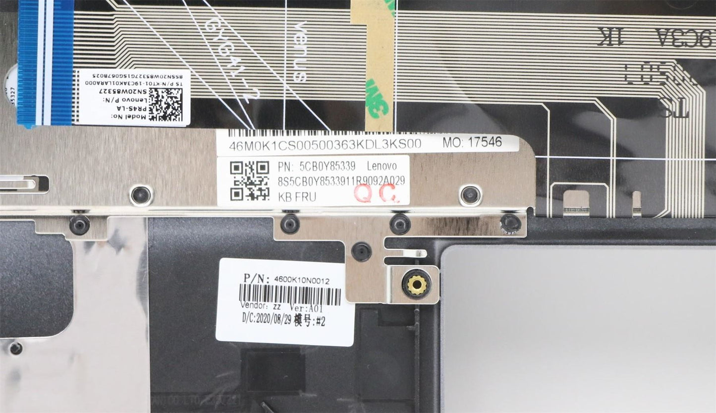 Lenovo Upper Case ASM_LA W 81X1 PG 5CB0Y85339