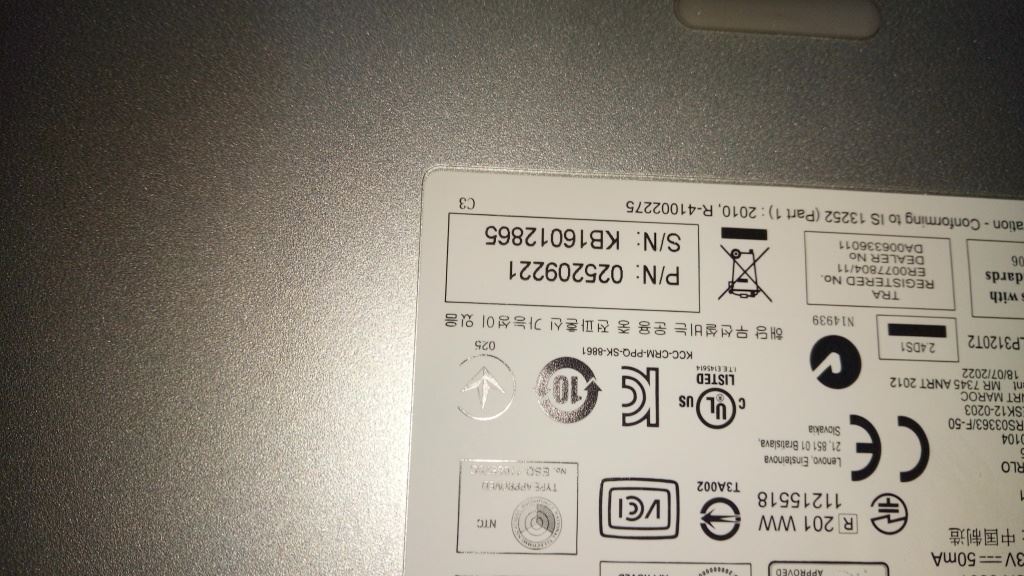 Lenovo Liteon SK-8861(IT) 2.4G KB-Silver8 Italian Keyboard 25209221