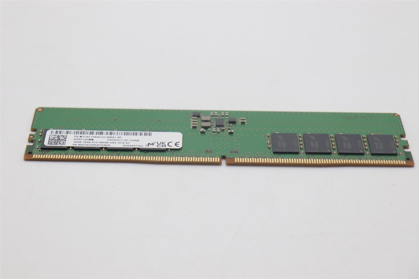 Lenovo 5M30Z71684 UDIMM,16GB, DDR5,4800 ,Micron