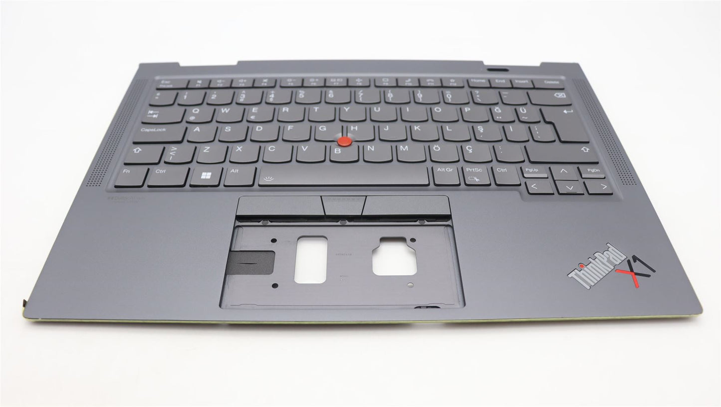 Lenovo ThinkPad X1 7th Gen Keyboard Palmrest Top Cover Turkish 5M11H45784