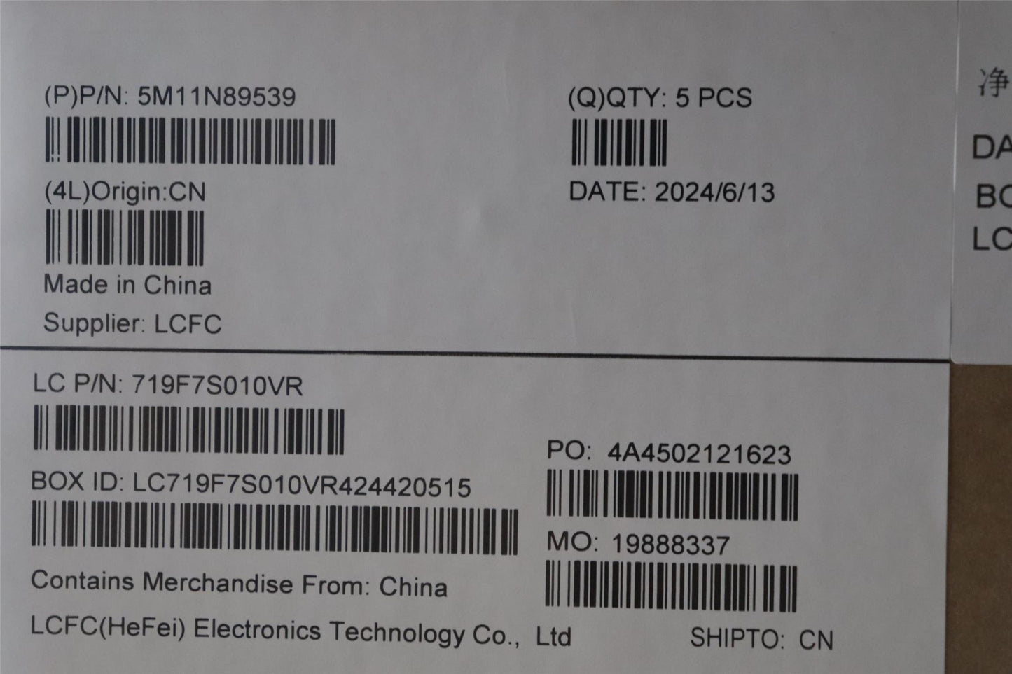 Lenovo MECH_ASM BL KB BK MG WW GRE PMX 5M11N89540