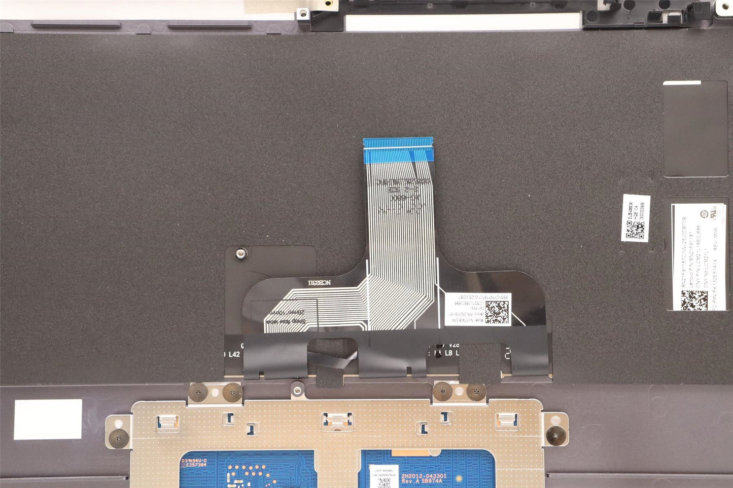Lenovo Yoga 7 14IAL7 Palmrest Cover Touchpad Keyboard Spanish 5CB1J02475