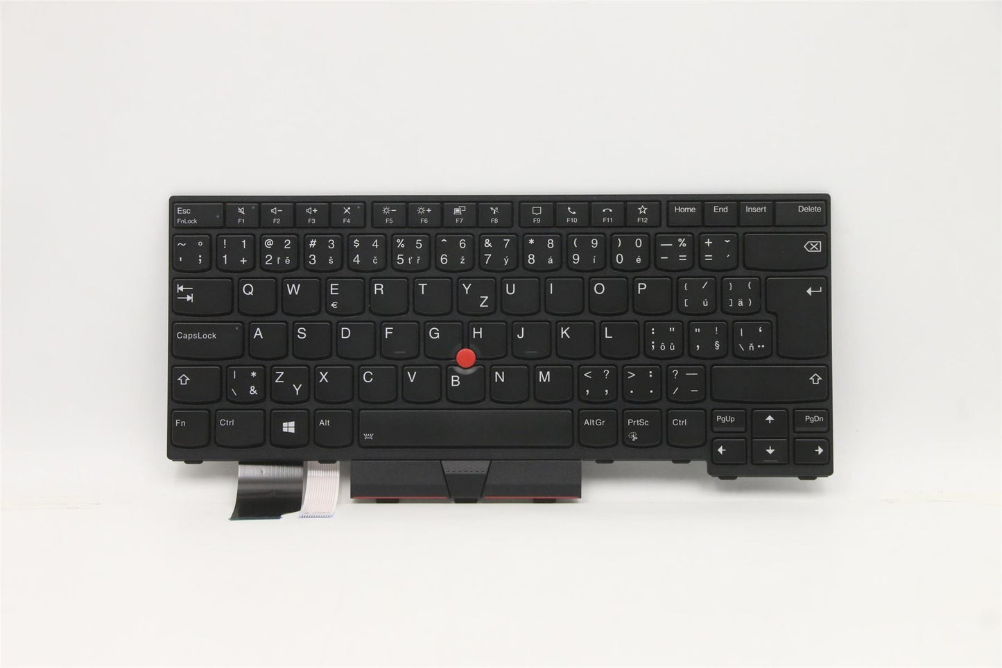 Lenovo ThinkPad L14 2 L14 Keyboard Czech Black Backlit 5N20W67831