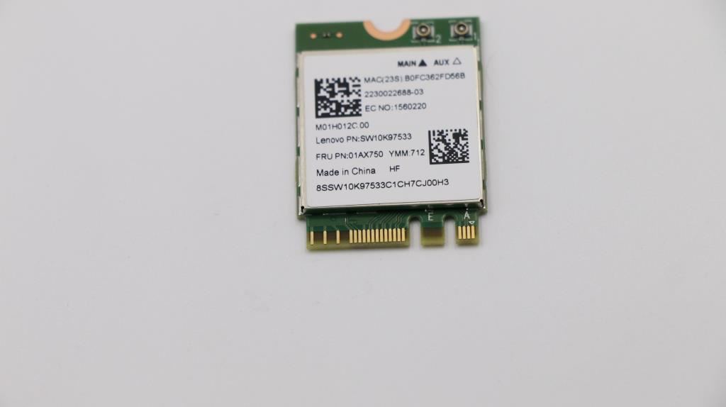 Lenovo Wireless, CMB, CBT, 8822BE M2 01AX750