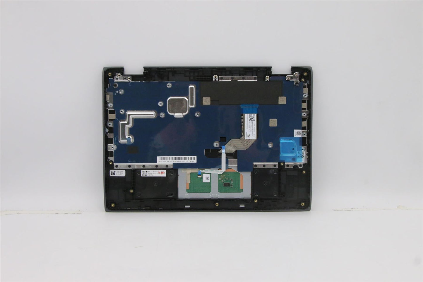 Lenovo 100e 2nd Gen Palmrest Touchpad Cover Keyboard UK Europe Grey 5CB1B02522