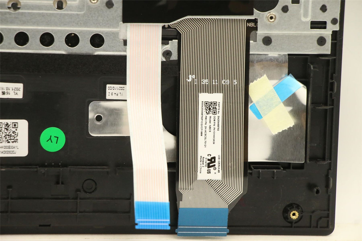 Lenovo MECH_ASM KB C CZE/SLK(PMX)PT FP UK BK 5M11A38494