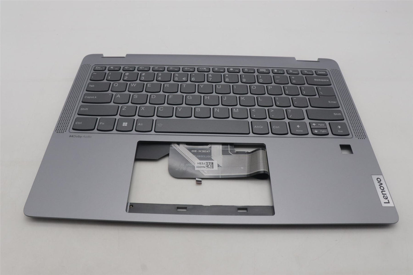 Lenovo IdeaPad 5 14IRU8 Keyboard Palmrest Top Cover US Europe Backlit 5CB1L30683