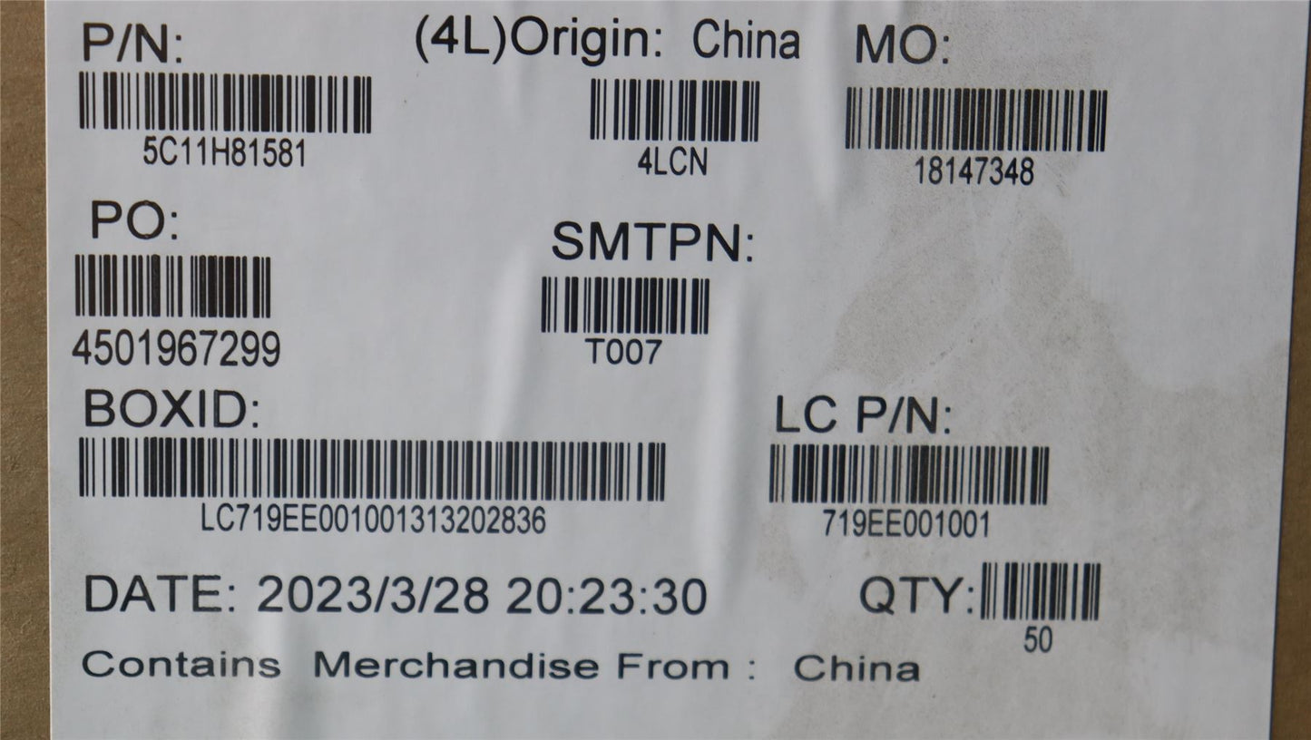 Lenovo FRU CABLE M/B-CLICK PAD/B FFC 5C11H81581