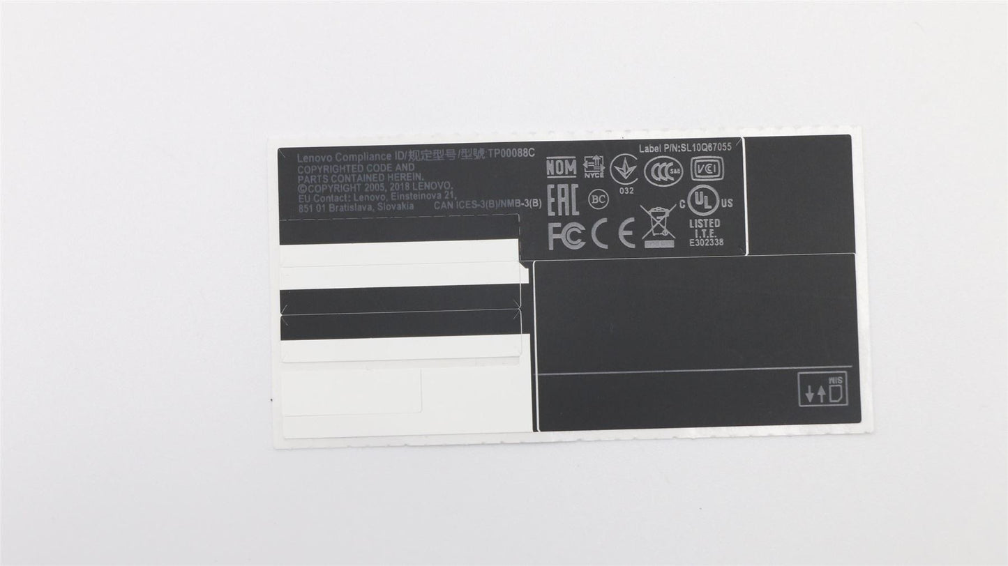 Lenovo ThinkPad T480 Palmrest Housing Cover Black 01YR506
