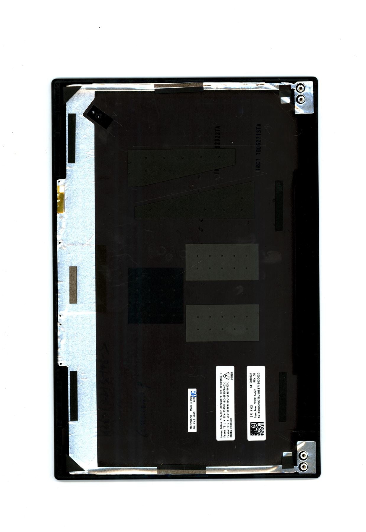 Lenovo MECH_ASM ASM_Case_Rear_Cover_IR_Black 01YR431