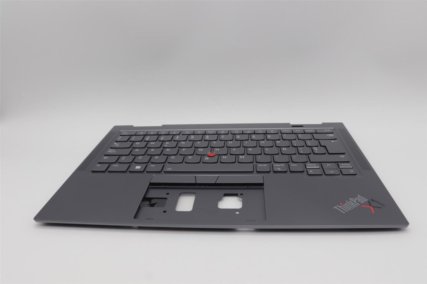 Lenovo ThinkPad X1 7th Gen Keyboard Palmrest Top Cover Spanish 5M11H45733