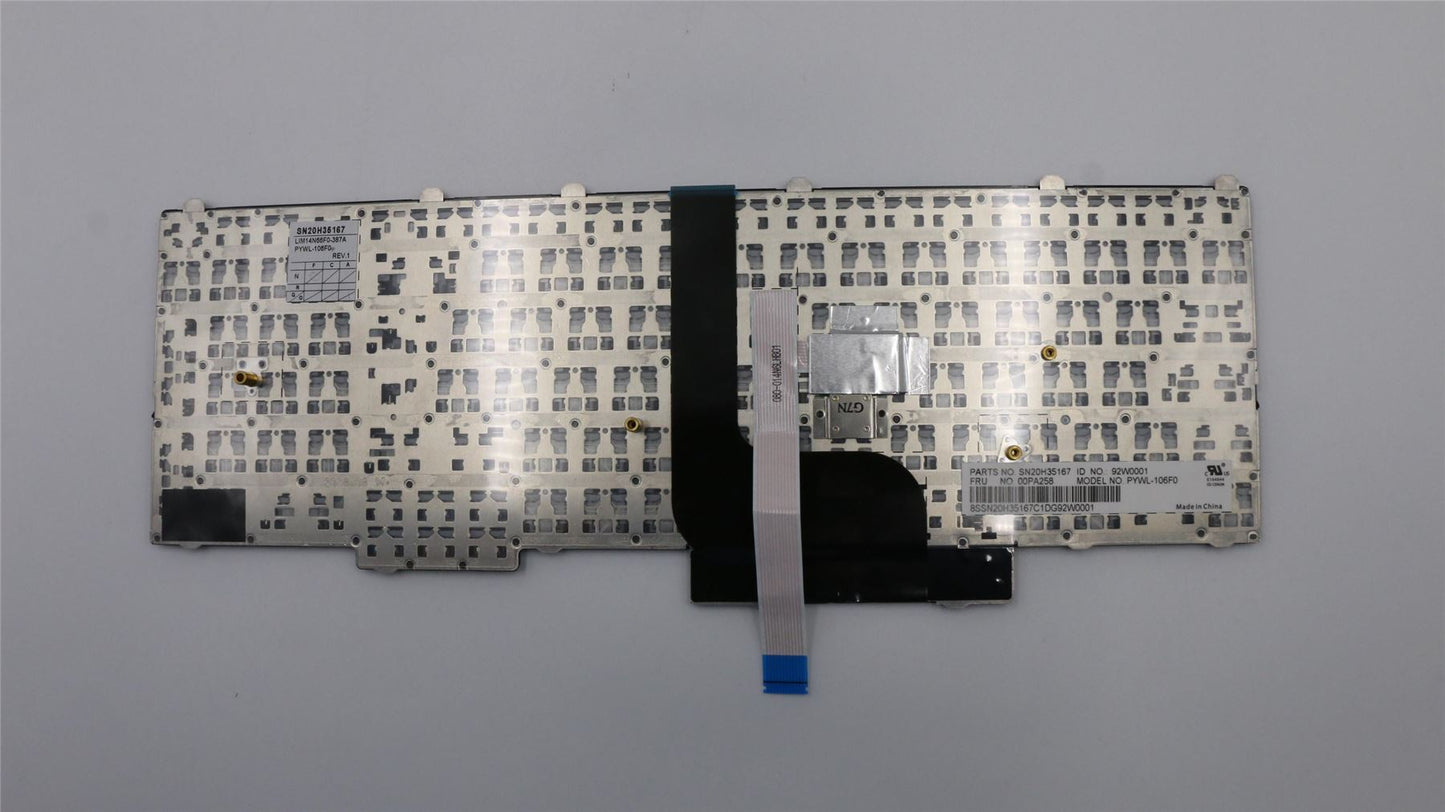 Lenovo ThinkPad P50 P70 Keyboard French Black 00PA340