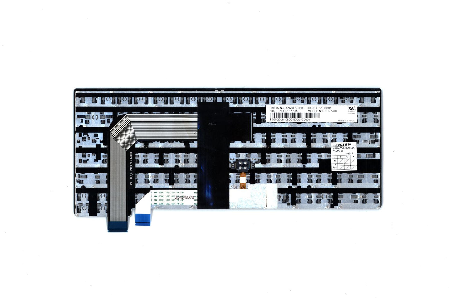 Lenovo ThinkPad T470s 13 2 Keyboard Hungarian Black 01EN615