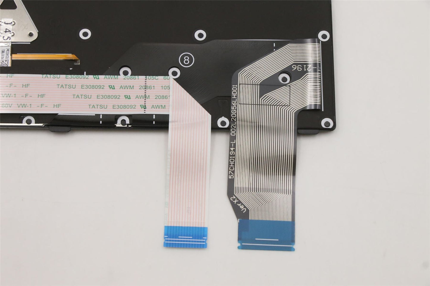 Lenovo ThinkPad X13 2 Keyboard Spanish Black Backlit 5N21A21743