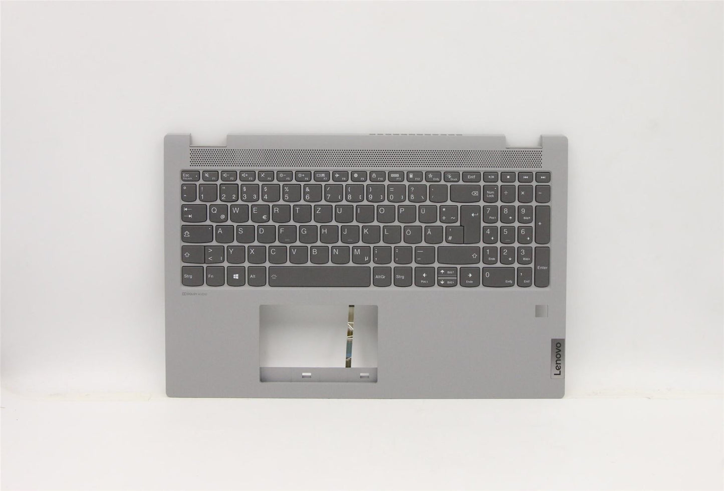 Lenovo Flex 5-15ALC05 Keyboard Palmrest Top Cover German Grey Backlit 5CB1B96190
