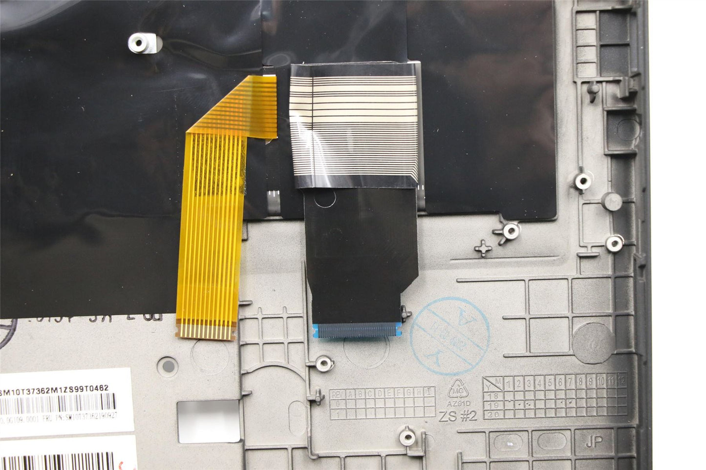 Lenovo Yoga X390 Keyboard Palmrest Top Cover Japanese Black Backlit 02HL694