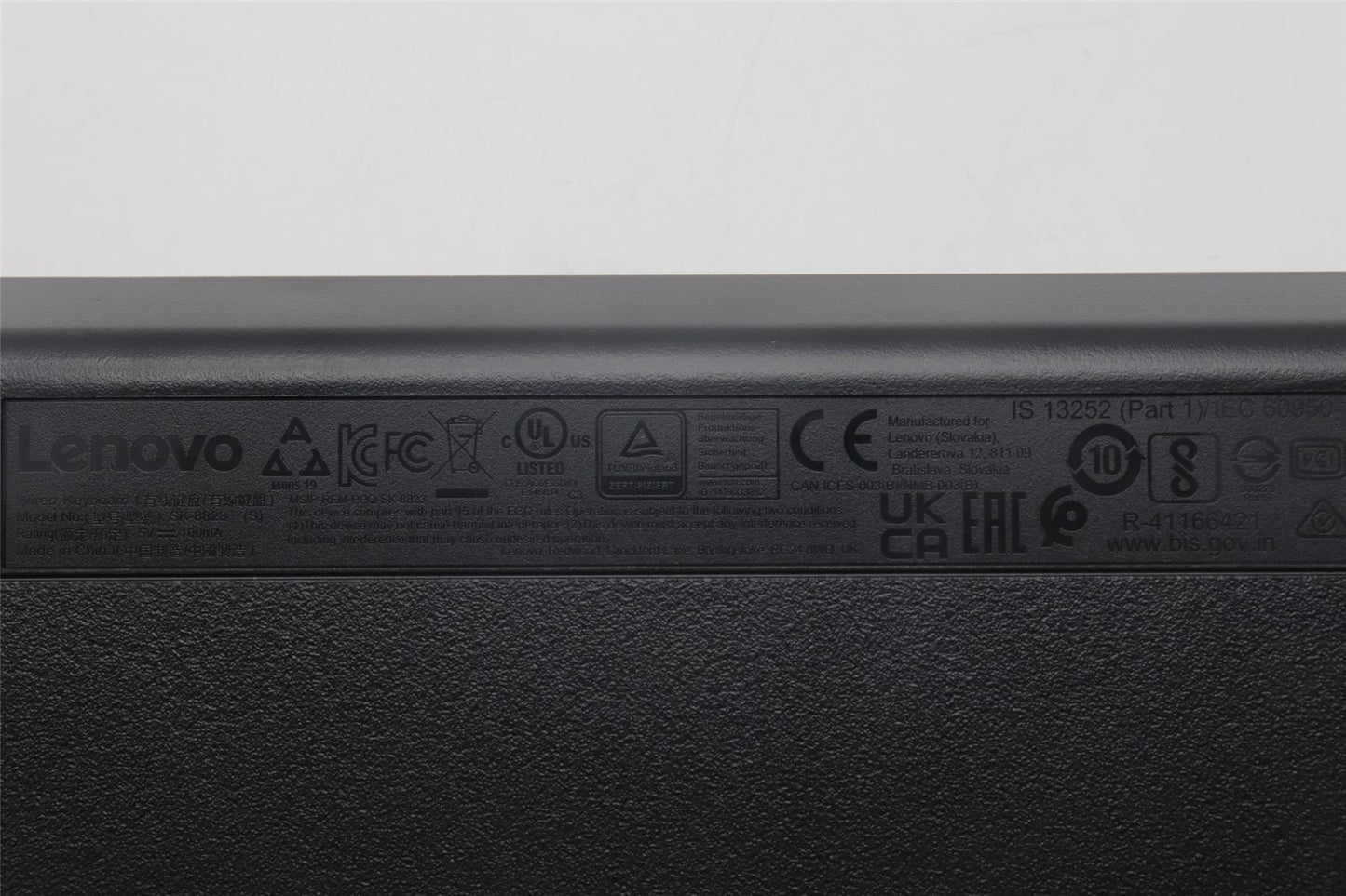 Lenovo DT_KYB Calliope USB G2.5 BK_UK-EN 5D50U84605
