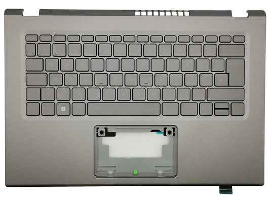 Acer Aspire A514-55 Palmrest Cover Keyboard UK Grey Gray Backlit 6B.K5HN2.013