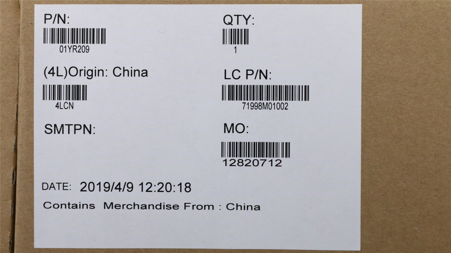 Lenovo 01YR209 WIN,i7-8550U,8G,TPM2