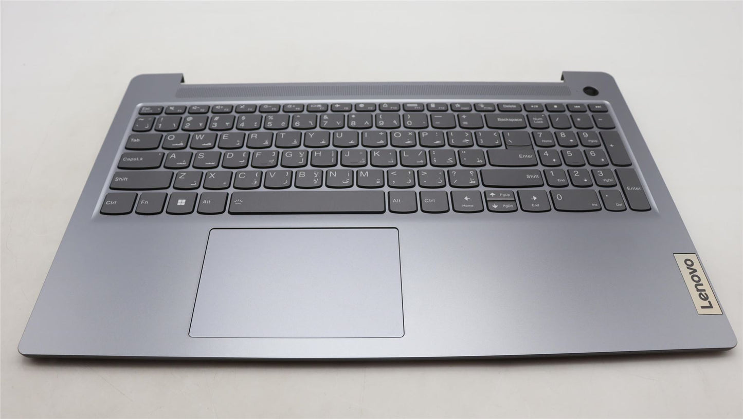 Lenovo IdeaPad 3 15IRU8 Palmrest Cover Touchpad Keyboard Arabic 5CB1L45871