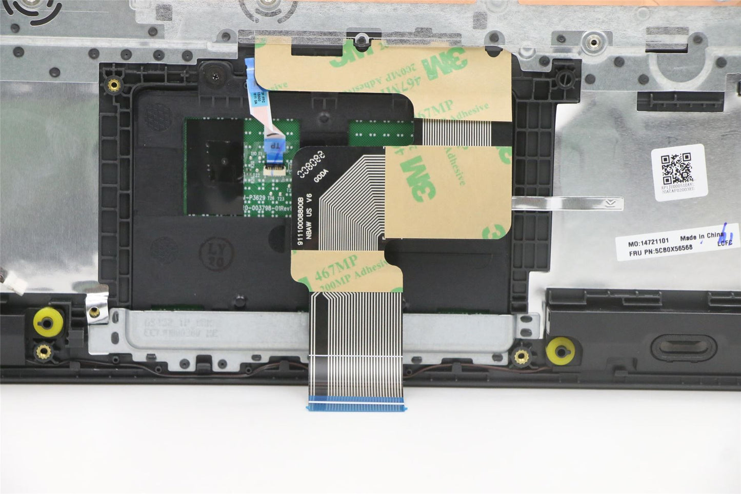 Lenovo IdeaPad 3-14ADA05 Palmrest Cover Touchpad Keyboard Arabic 5CB0X56568