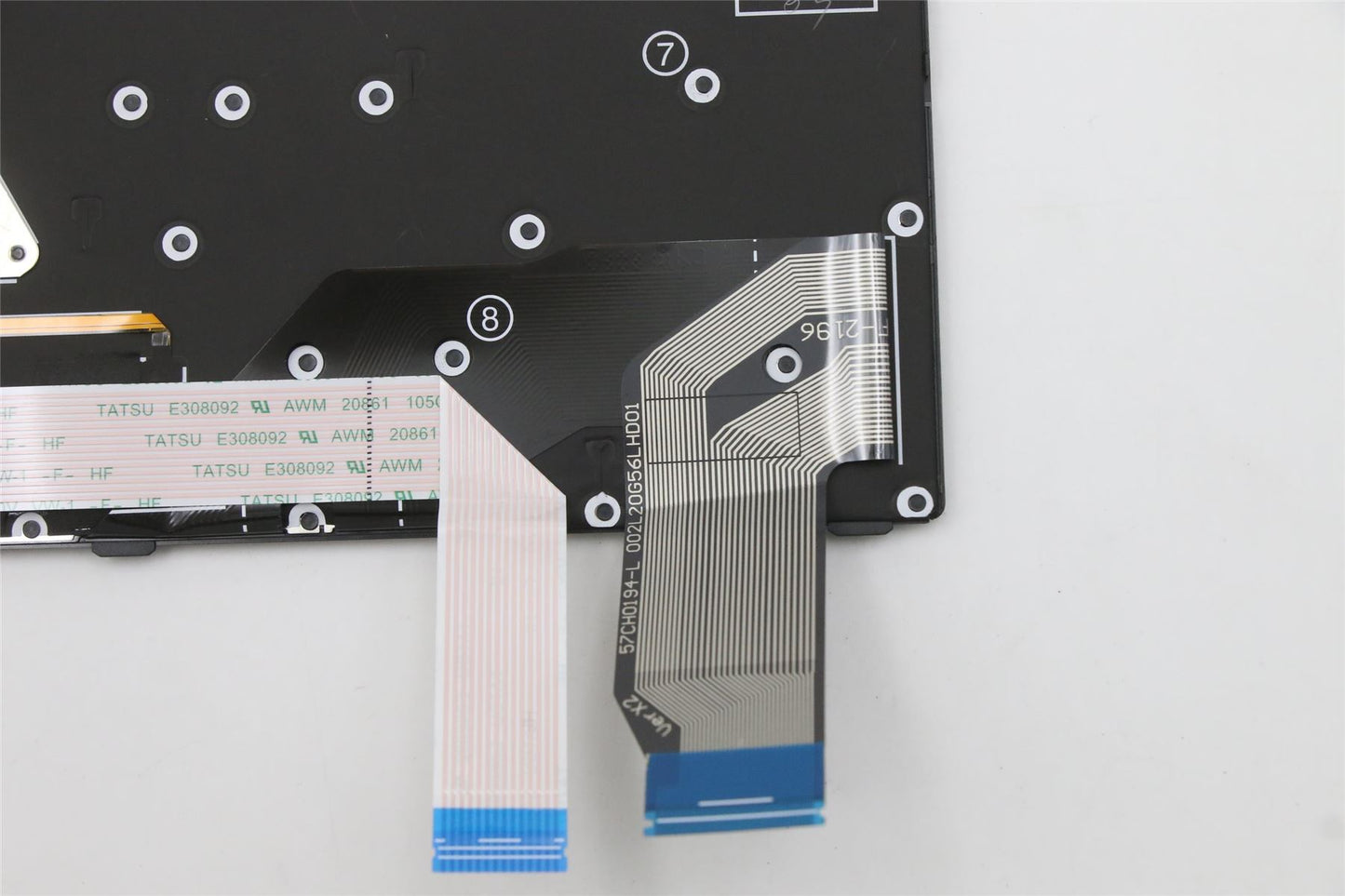 Lenovo ThinkPad X13 2 Keyboard Spanish Black Backlit 5N21A21737