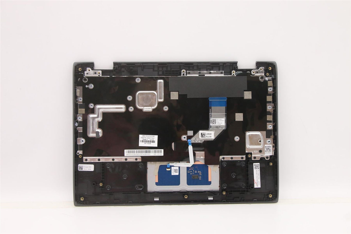Lenovo Notebook 100e 2nd Keyboard Palmrest Top Cover Ukrainian Black 5CB0T77523
