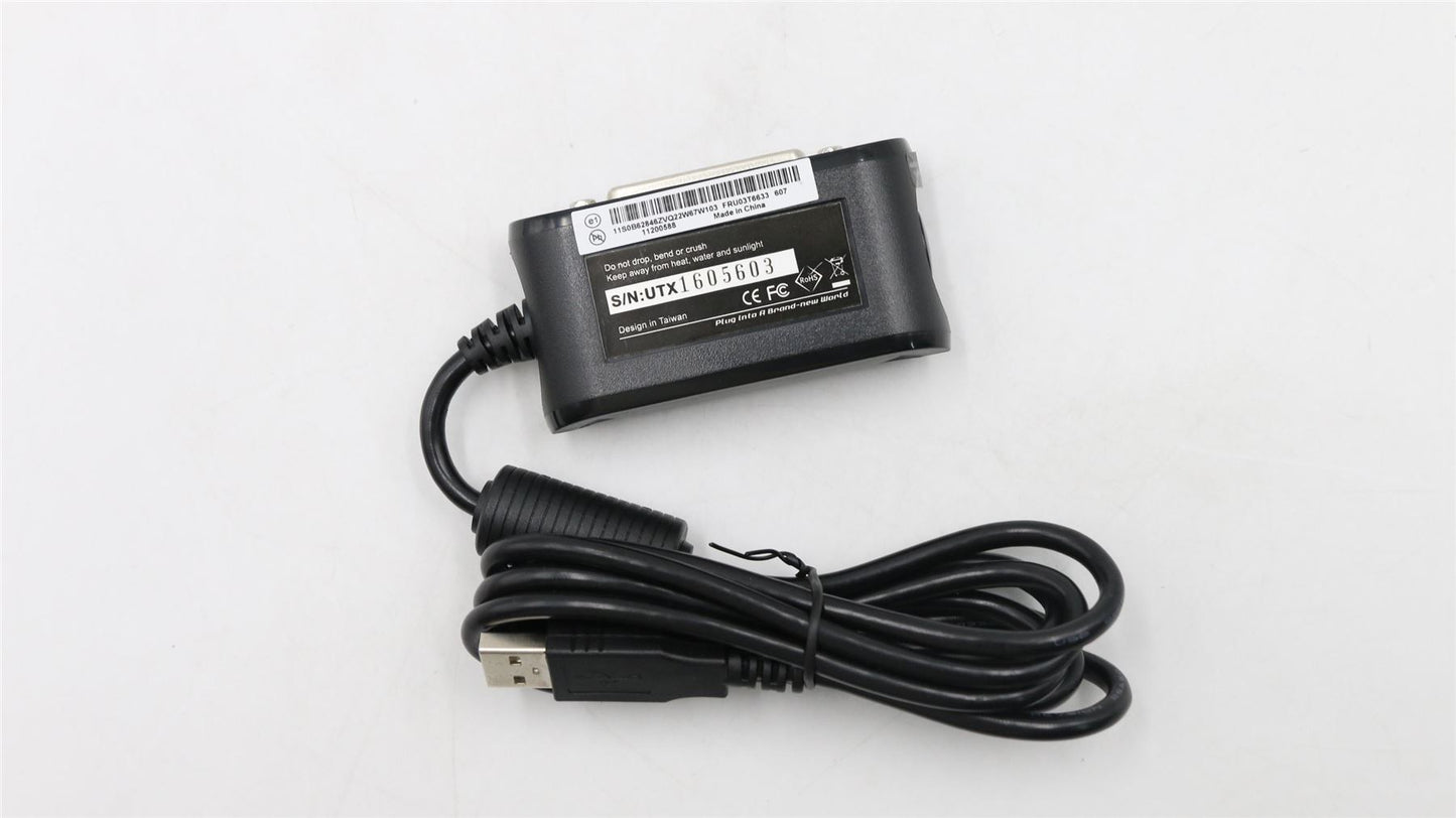 Lenovo ThinkCentre M72e M92 M92p USB-A to Parallel Port Cable 03T6633