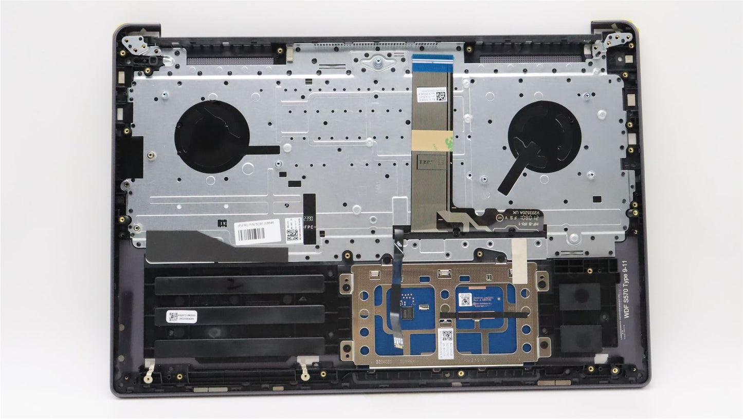 Lenovo IdeaPad 5 16ARH7 Palmrest Cover Touchpad Keyboard Belgian 5CB1J08846