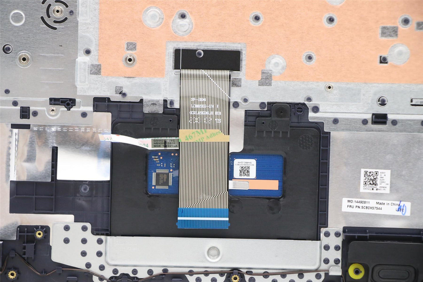 Lenovo IdeaPad 3-15ARE05 3-15IIL05 Keyboard Palmrest Top Cover Blue 5CB1D03536