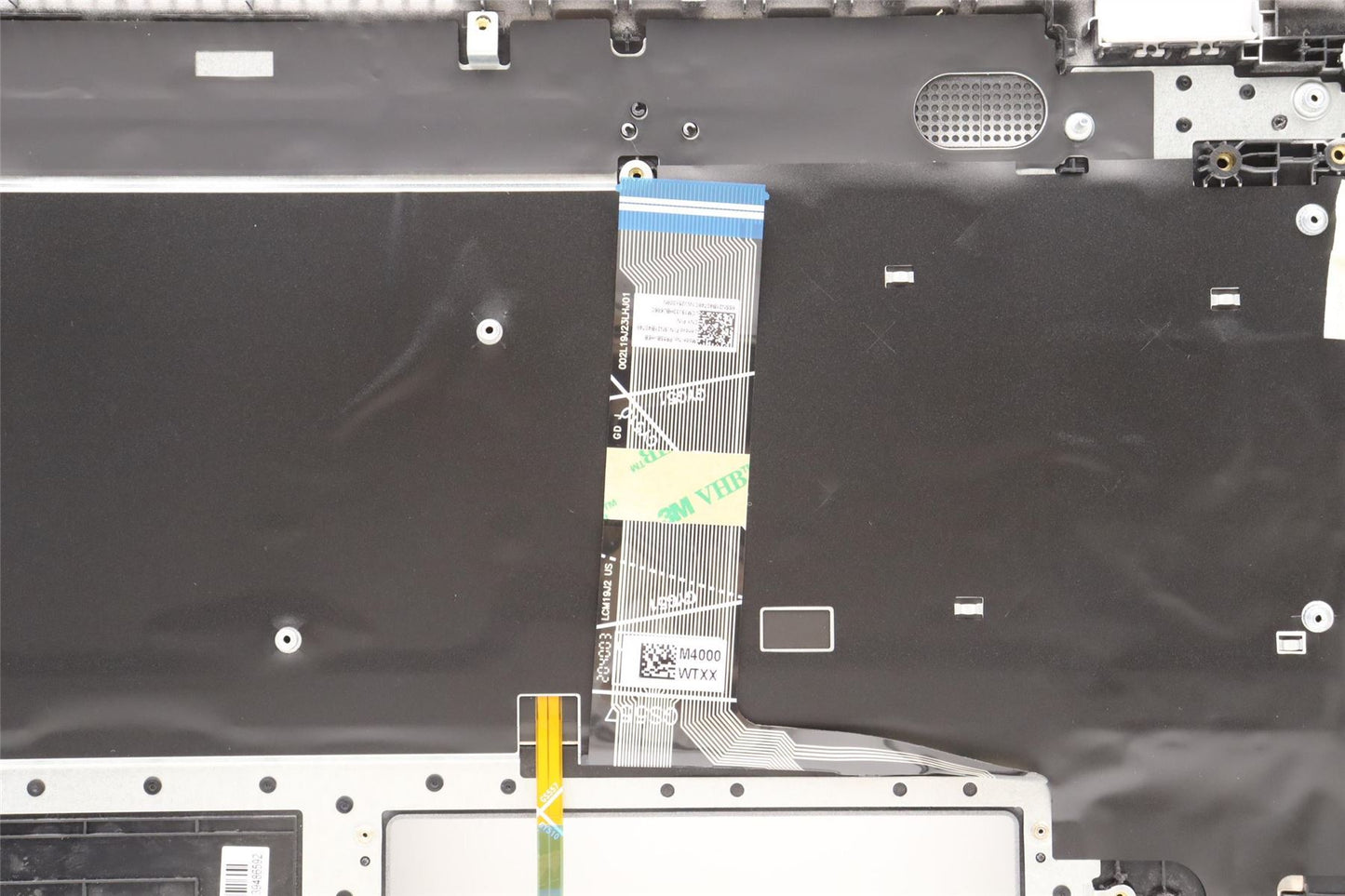 Lenovo IdeaPad 5 16IAU7 Keyboard Palmrest Top Cover Hebrew Cloud Grey 5CB1H81053