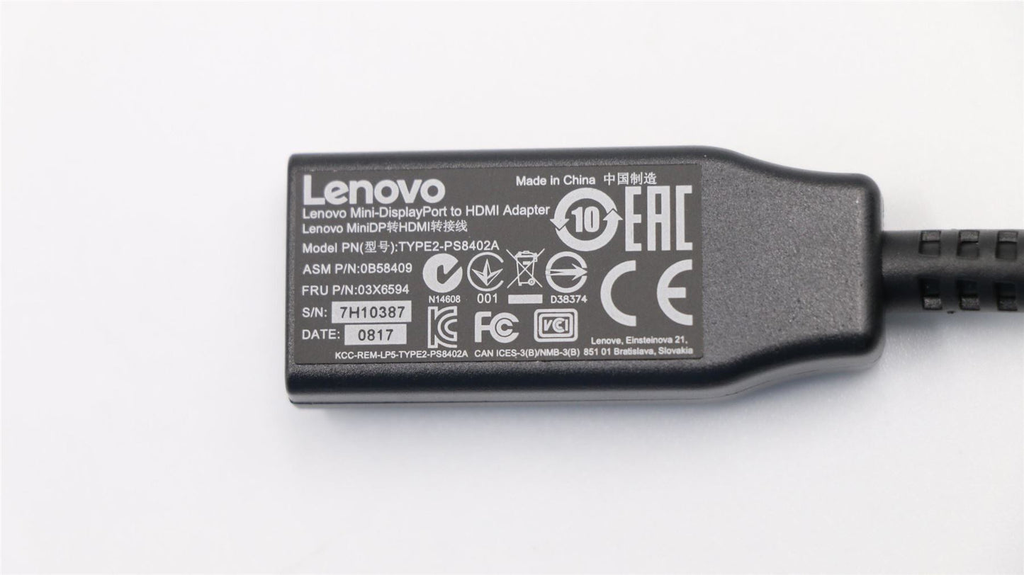 Lenovo ThinkPad X1 1st X1 2nd T450s Mini Display Port to HDMI Dongle 03X6594