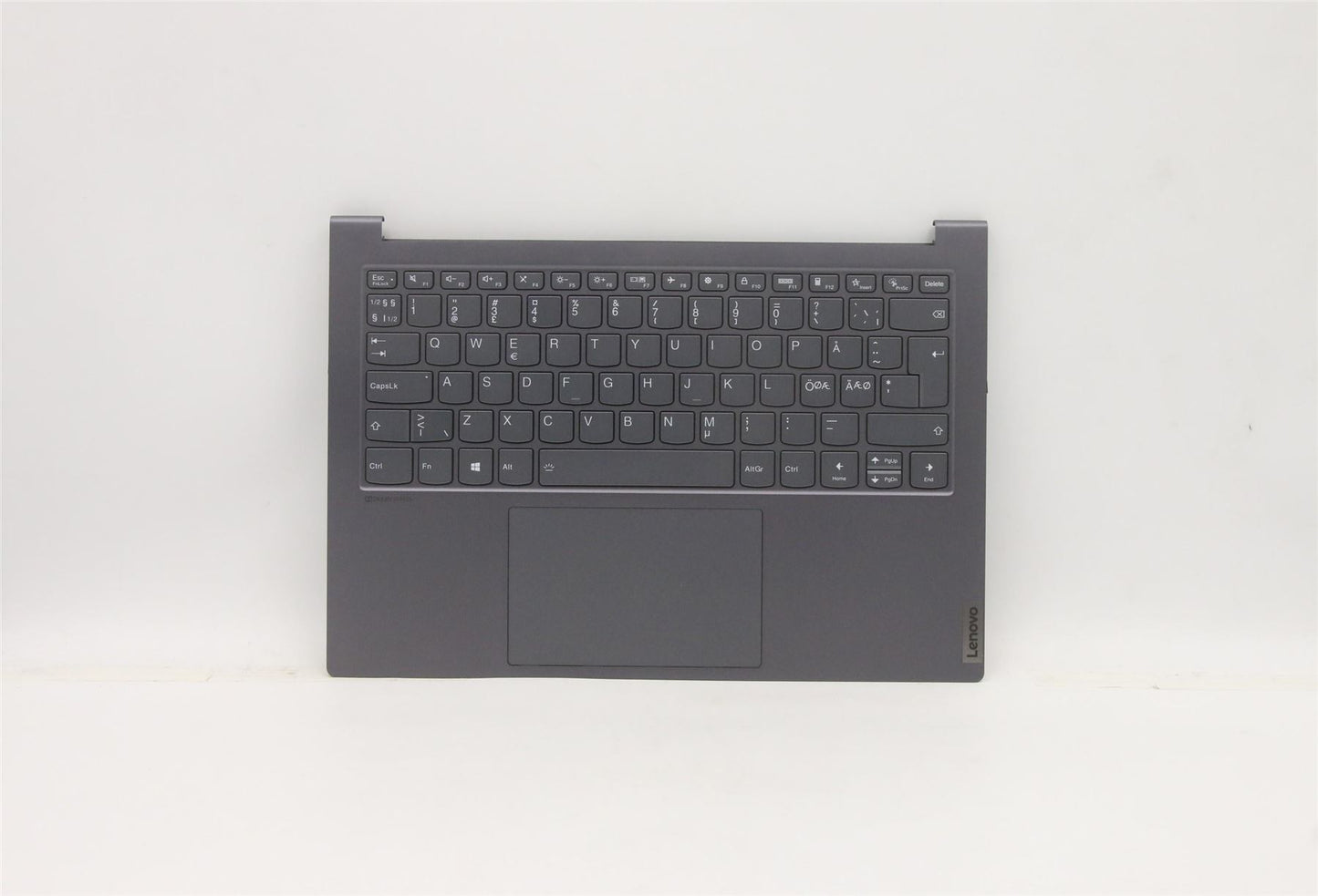 Lenovo Yoga 7 Pro-14IHU5 Keyboard Palmrest Top Cover Norwegian Grey 5CB1C19272