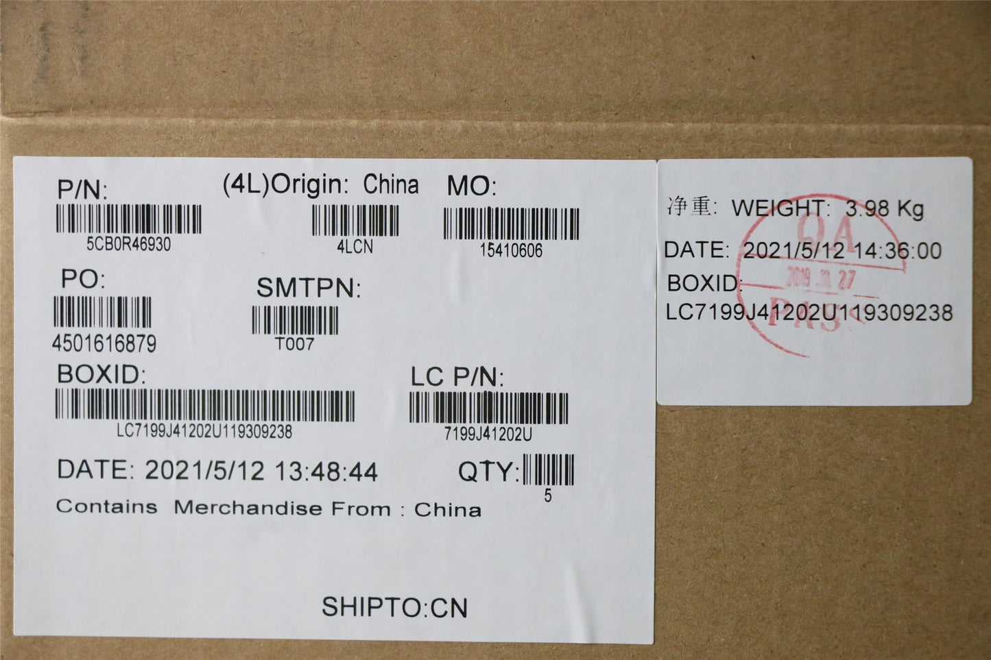 Lenovo IdeaPad 330-15ICH Keyboard Palmrest Top Cover US Silver 5CB0R46930
