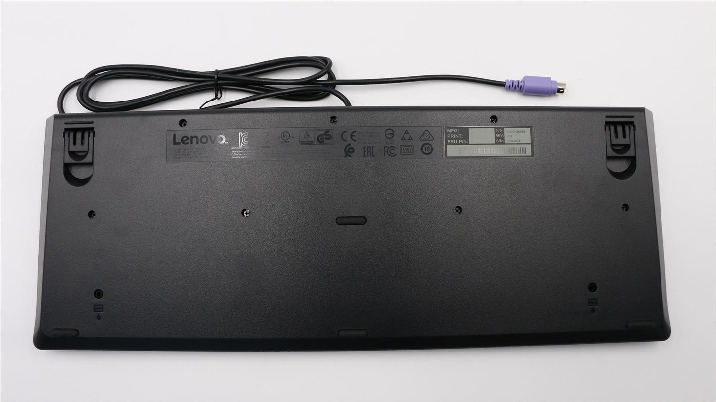 Lenovo PS2 TRDTNL KB BK SLV 00XH936